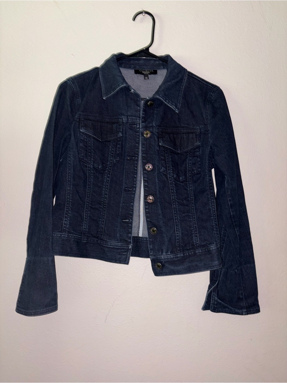 Talbots Dark Blue Denim Jean Jacket